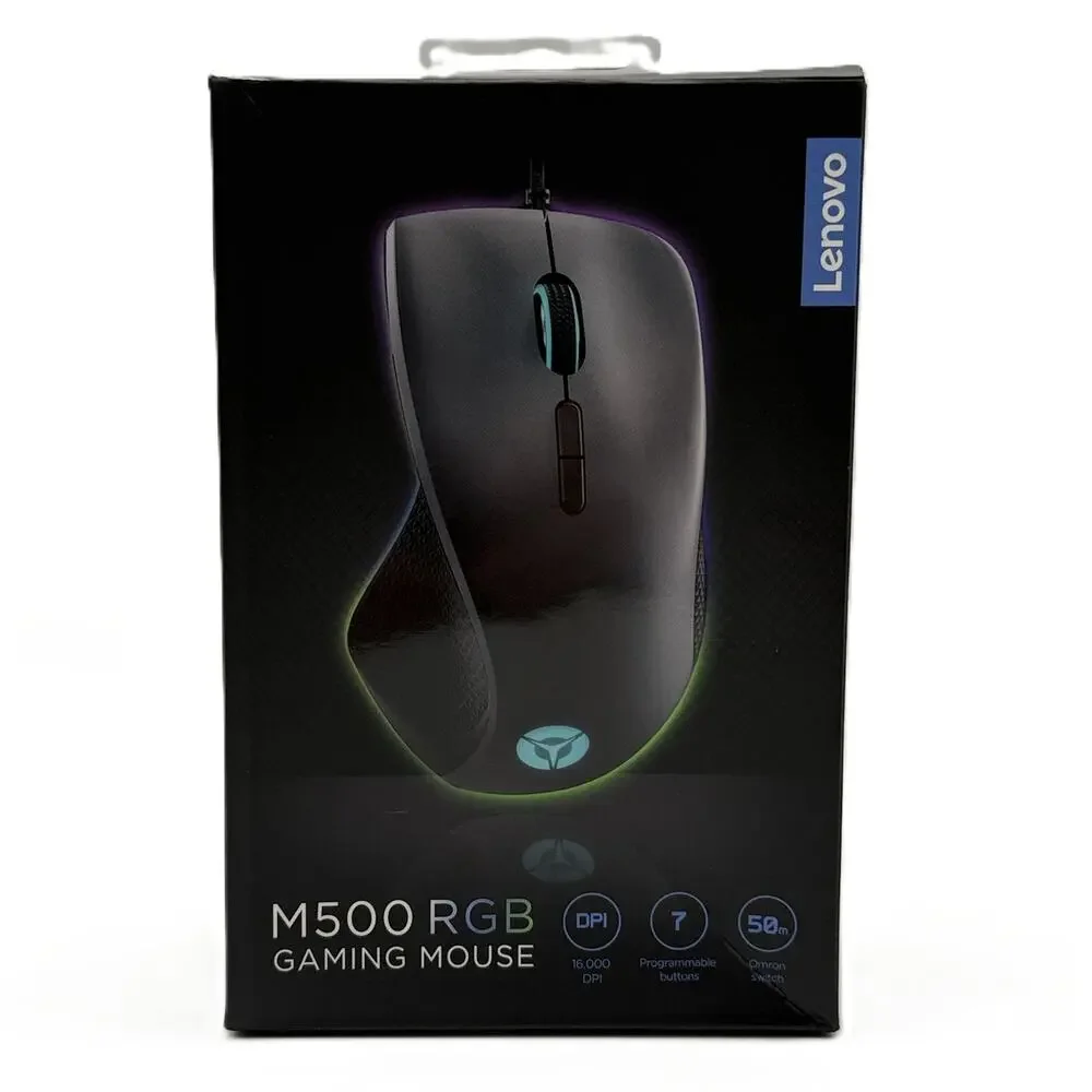 Lenovo Legion M500 RGB Wired USB Gaming Mouse - Black